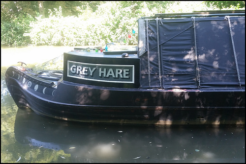 Grey Hare canal boat