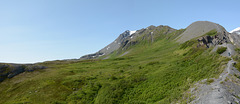 Alaska, Moraine Trail to the Worthington Glacier