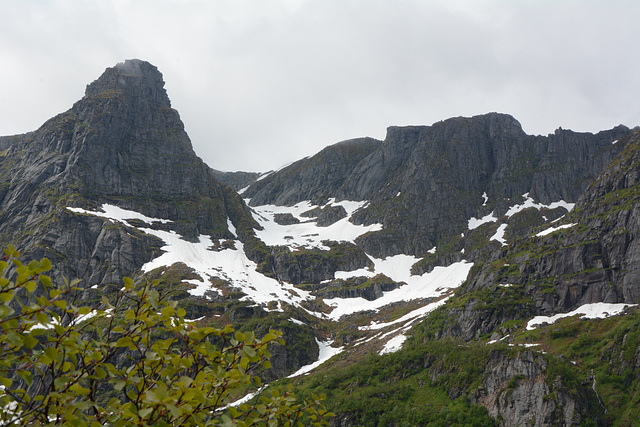 Norway, Mountary Landscape of Lofoten Islands