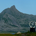 Arctic Circle Monument and Hestmann Island