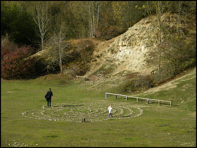 Kirtlington labyrinth