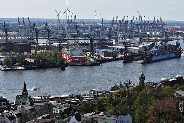 Hamburg - Blick vom Michel