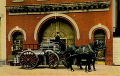 Combination Chemical and Hose Wagon, York Fire Department, Vigilant Engine House, York, Pa.
