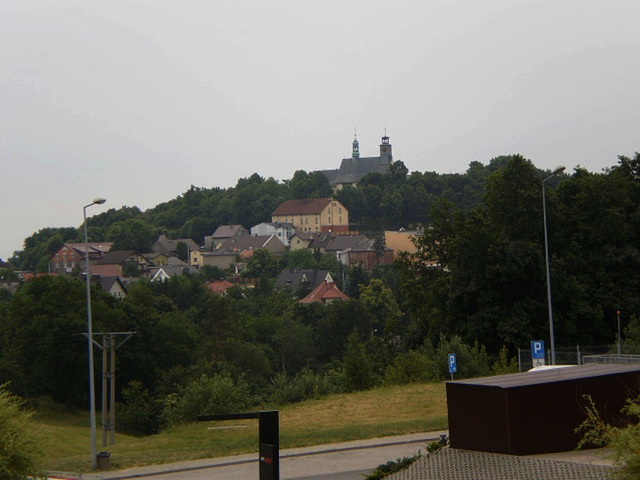 Glimpse over Góra Świętej Anny.