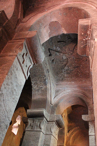 Interior of Bet Mikael