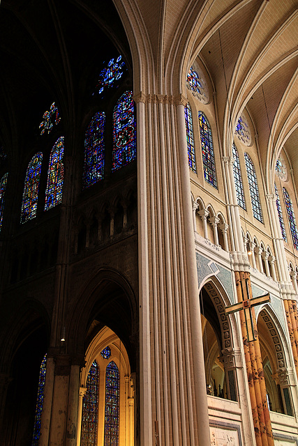 La cathédrale de Chartres en cours de rénovation
