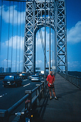 Myself On The North Walkway on the Geo Washington Bridge (1)