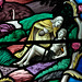 Detail of Stained Glass Window, Chesterfield Church, Derbyshire
