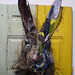 Rabbit in two halves, by Bordalo II.