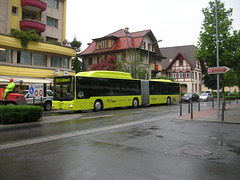 DSCN1862 Liechtenstein Bus Anstalt natural gas powered  MAN artic (operated by Ivo Matt A.G.)