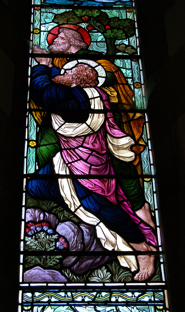 Detail of East Window, Chancel of Holy Trinity Church, Casterton, Cumbria