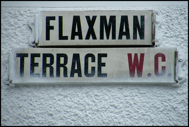 Flaxman Terrace street sign