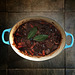 venison stew with juniper berries & blackcurrant curd