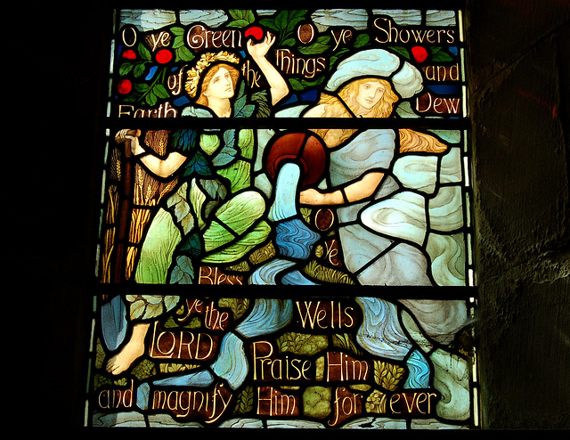 Detail of West Window, Holy Trinity Church, Casterton, Cumbria