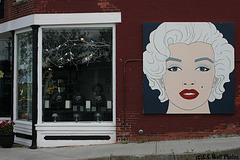 Marilyn and the Calais Shop Window