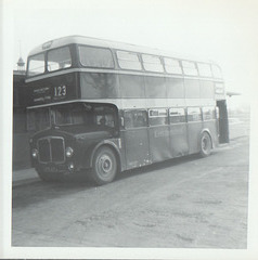 East Yorkshire 713 (4713 AT) at Scarborough circa 1967
