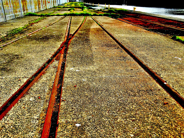 Industrial Remnants. Tracks and Lines