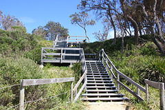 steps to Diamond Beach