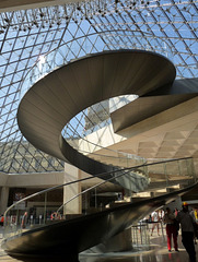 Paris 2009 - Inside la Pyramide du Louvre