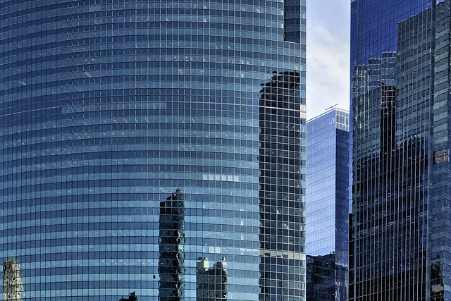 Postmodern Reflections – Viewed from the Chicago River, Chicago, Illinois, United States
