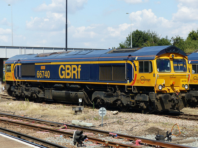 66740 at Eastleigh - 8 August 2015