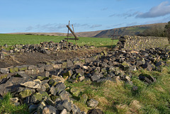 Traditional Dry Stone wall construction
