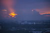 Miami downtown sunset