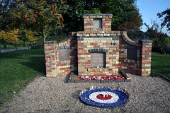 106 Squadron Memorial on Metheringham Airfield 11th October 2015