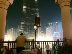 Dubai Fountain Evening Performance