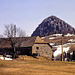 Sainte-Eulalie (07). Le Mont Gerbier de Jonc  Avril 1980. (Diapositive numérisée).
