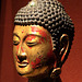 Mahavairocana Buddha (detail), gilt bronze