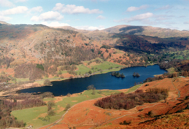 Rydal Water from Loughrigg