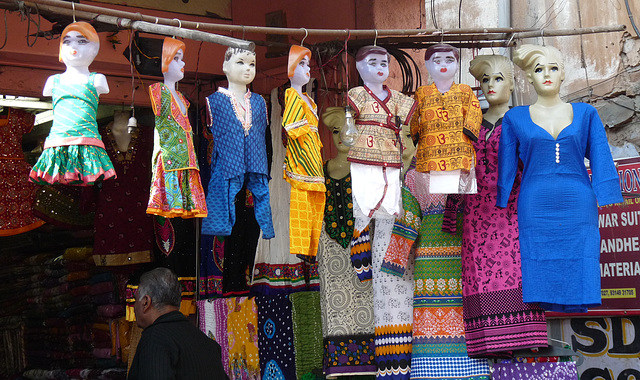 Jaipur- Bapu Bazar- Mannequins