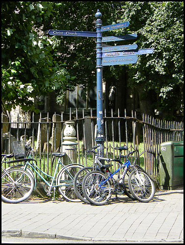 Magdalen Street signpost