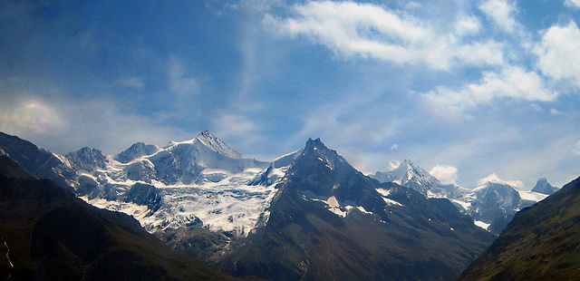 A rare view of the Matterhorn