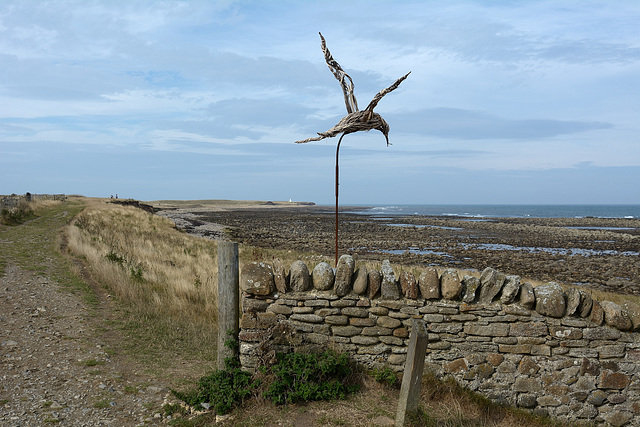 Willow Sculpture on Holy Island