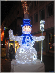 Leuchtender Schneemann / Luminous Snowman