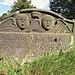 speldhurst church, kent (7)c18 gravestone to thomas skinner, cherubs and crown