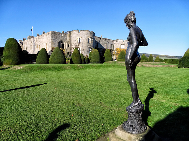 Chirk Castle.  Lucchesi Bronze Nymph