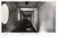 Underground Corridor, Welbeck Abbey, Nottinghamshire c1920
