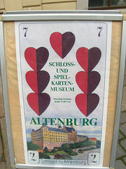 008 Altenburg, wo Skat ein Unterrichtsfach in der Schule ist.