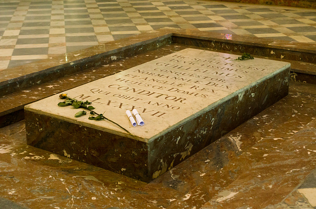 Le tombeau de Guillaume le Conquérant