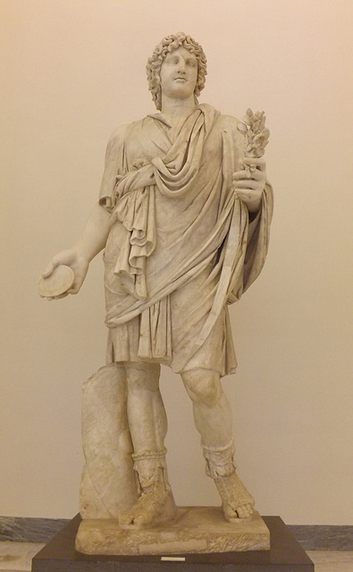 The So-called Farnese Lar in the Naples Archaeological Museum, July 2012
