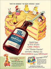 McCormick Vanilla Ad, 1954