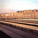Paris (75) 18 novembre 1978. Les quais de la gare de l'Est. (Diapositive numérisée).