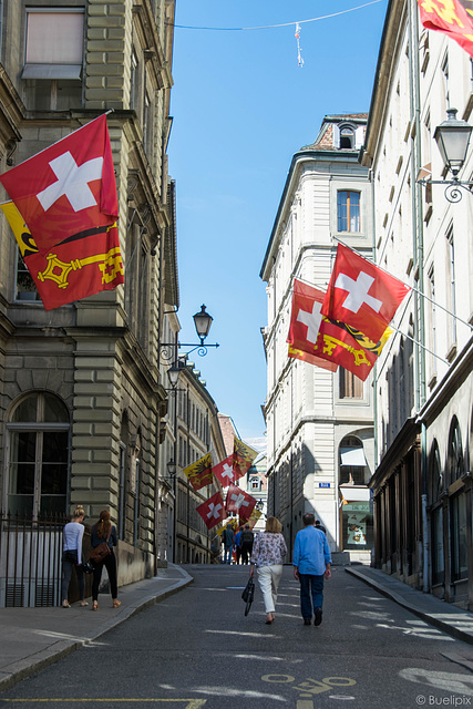 durch die Altstadt von Genf/Genève (© Buelipix)