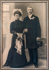 Hochzeitsfoto der Großeltern 1904