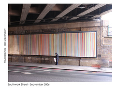 Bringing a bit of colour to people's daily life - Ian Davenport Poured Lines 2006