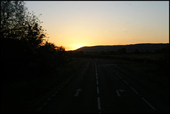 sunrise over the Chilterns