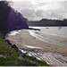Un rayon de soleil sur la plage de Vigneux à la Ville es Nonais (35) Bretagne